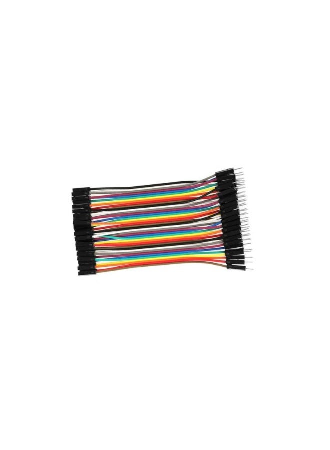 KNP Male to Female Jumper Wire 10cm,Set of 40 - Versatile Connectivity for Electronics Projects - Image 2